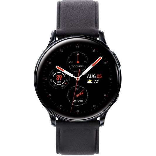 Samsung Galaxy Watch Active 2 (40mm, GPS, Bluetooth) Smart Watch with Advanced Health Monitoring, Fitness Tracking, and Long Lasting Battery, Black, SM-R830NZKCXAR (Renewed)