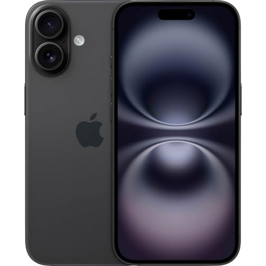 Apple iPhone 16, US Version, 256GB, Black - Unlocked (Renewed)