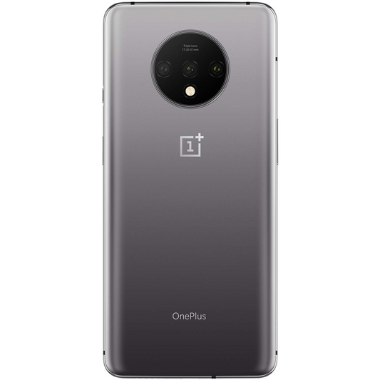 OnePlus 7T HD1907, 8GB RAM + 128GB, T-Mobile GSM Unlocked, Single Sim, US Model - Frosted Silver (Renewed)