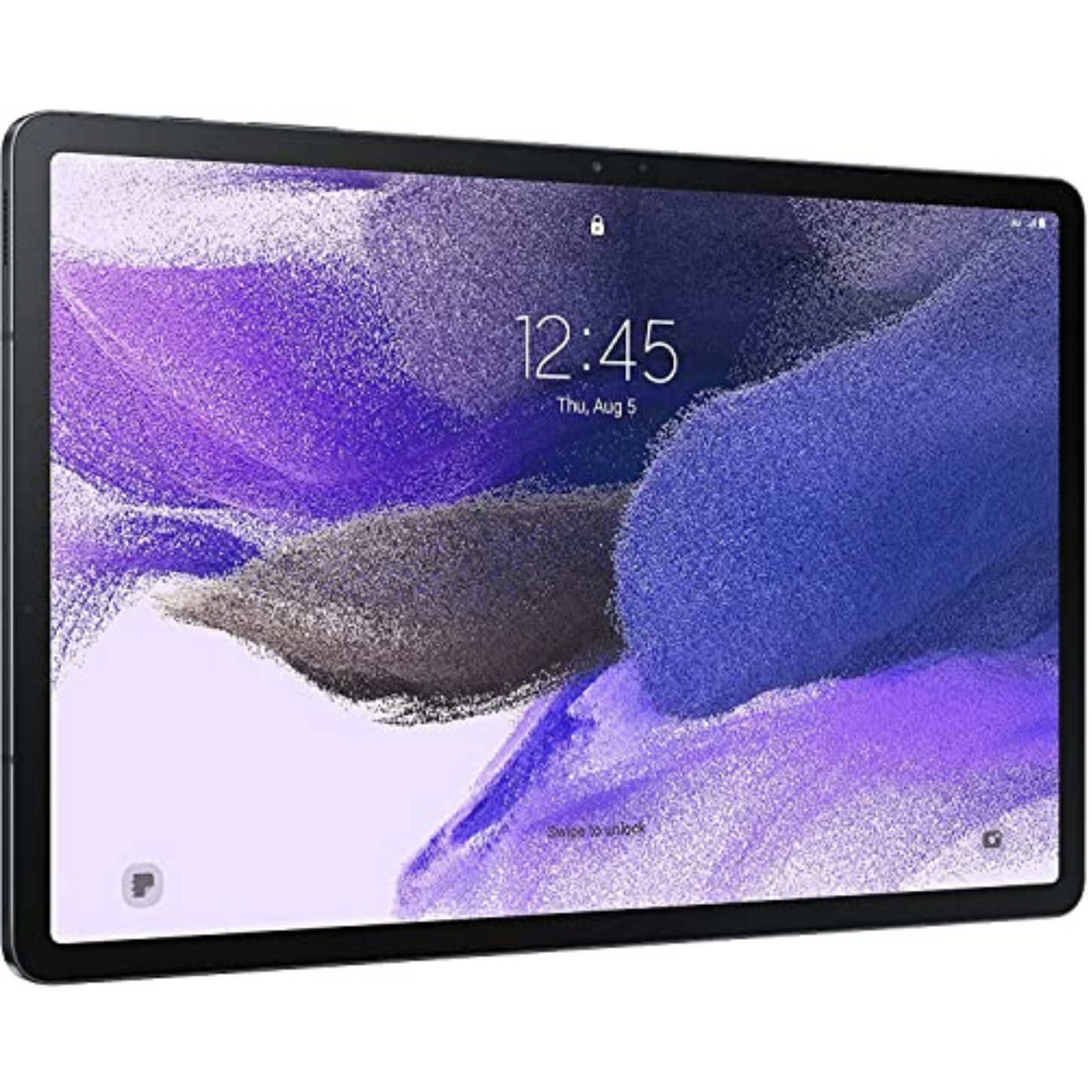 SAMSUNG Galaxy Tab S7 FE 5G 2021 (64GB, 4GB) 12.4? Android Tablet, All Day Battery, Snapdragon 750 5G/LTE/WiFi (GSM Unlocked for AT&T, T-Mobile, Global) SM-T738U (w/S-Pen, Mystic Black) (Renewed)